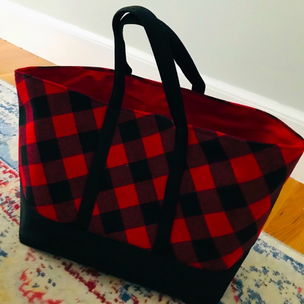 Plaid Tote Canvas